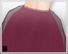 (B) Wine Tulle skirt