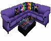 LGBT Purple Corner Couch