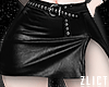 ⋄ Leather Skirt