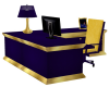 Blue and Gold Desk