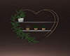 Wall Heart Plant Stand