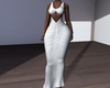 𝐄|Ruched white dress