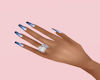 Allure Blue Nails