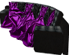 (H)Purple blanket sofa