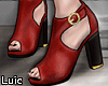 LC. Red H' Heels Gold