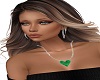 Emerald heart Necklace