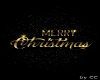 Gold Merry Xmas Sign