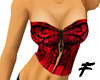 ~F~ Red Butterfly Top