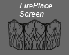 Screen for fireplace