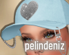 [P] Denim Heart cap
