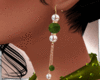 Green Earring+Bracelet
