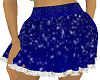 boho skirt mini blue
