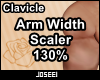 Arm Width Scaler 130%
