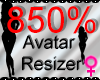 *M* Avatar Scaler 850%