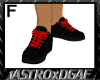 Blk/Red Lowcut Shoes F