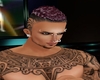 Purple animated hair