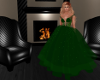 Crystal Gown Green