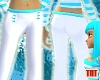 Aqua/Frost Sailor Pants