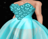 Teal Bridal Dress F