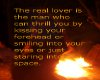 the real lover is...