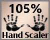 Hand Scale 105% F