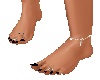 Black toes and feet