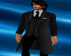 Pin  3pc Suit Black