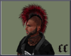 RED AND BLACK MOHAWK