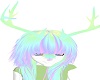 rainbow pastel antlers