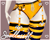 Occult shorts yellow