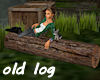 !Camp hollow log seat