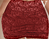 Dani Fur Red Skirt