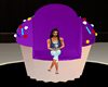 Kid Cupcake Seat Purple