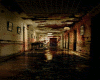 Spooky hall of hospital