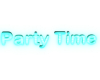 Neon Wall Party Sign