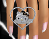 Diamond kitty Ring