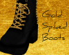 Gold Spiked Boots