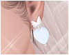 Angelic heart earrings