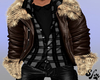 Brown fur jacket