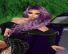 curly purple hair
