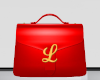 L.| Red Designer Bag