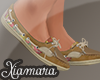 [X] Floral Boat Shoe