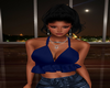 [JR] Ruffle Top Blue