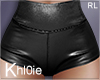 K lea leather shorts RL