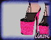 Pink Glitter Heels {AD}