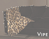 Leopard Black Sofa