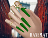 B|Green Nails ✿