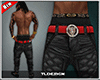 Ben Leather Biker Red