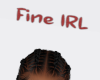 Fine IRL Head S Red