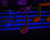 Neon Notas Musicales